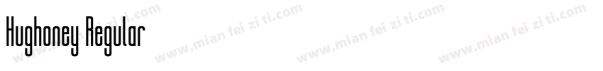 Hughoney Regular字体转换